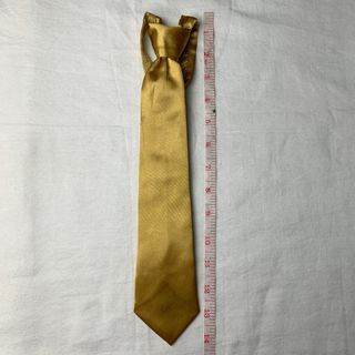 Solid Yellow Kids Strap Necktie