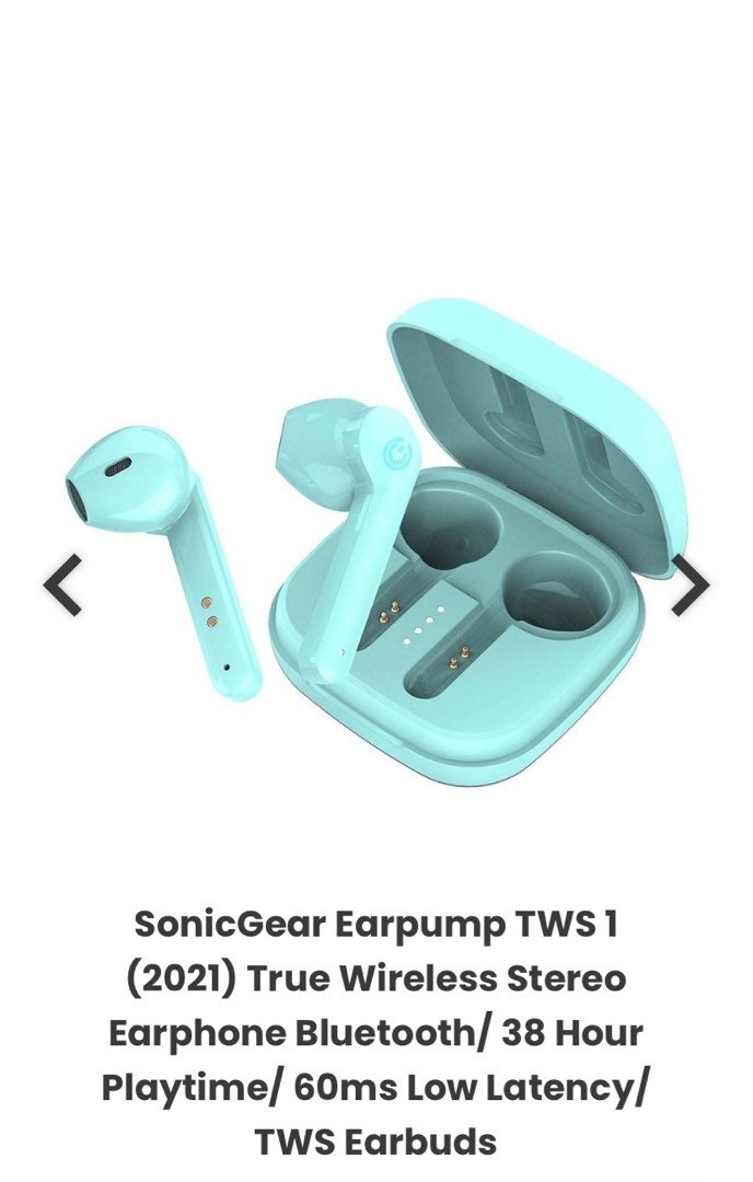 Sonicgear earpump clearance tws 1 manual