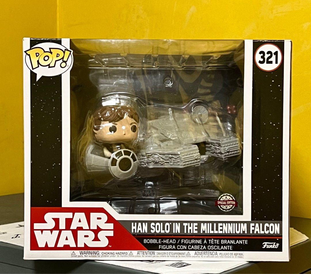 Star Wars Funko Pop Han Solo In The Millennium Falcon Hobbies