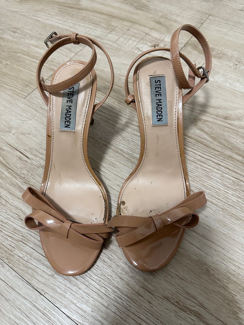 Steve Madden Bow Heels Women s Fashion Footwear Heels on Carousell