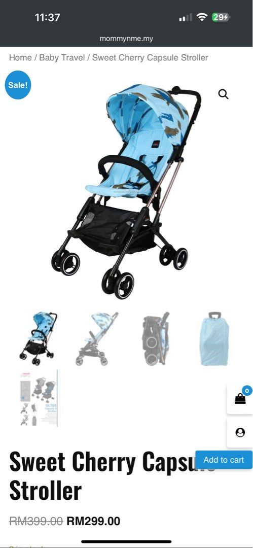 Stroller sweet cherry Babies Kids Going Out Strollers on