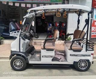 SUPER 203 GOLF CAR 4WHEELS 4-6 SEATERS BIG SIZE ELECTRIC VEHICLE 😱😍
💥SALE PRICE ▪️ 99,999 👌

AVAILABLE COLOR 
🤍WHITE 

✔️FREE TRAPAL
✔️WITH BLUETOOTH SPEAKER
✔️SIDE MIRROR WITH SIGNAL LIGHT
✔️WITH FOOT MATTING
✔️WITH CERTIFICATE OF OWNERSHIP