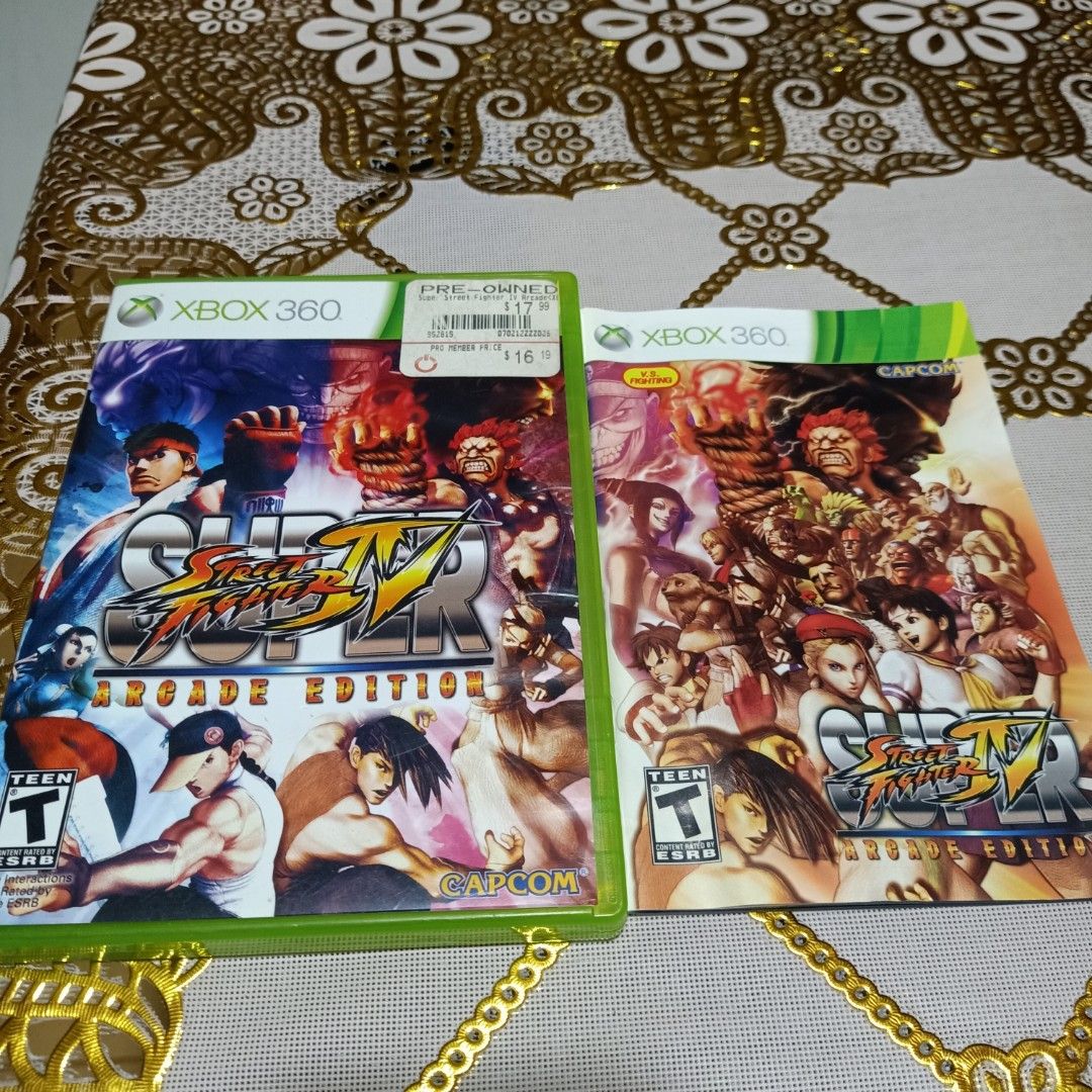 Super street fighter 4 xbox 360 ntsc, Video Gaming, Video Games, Xbox ...
