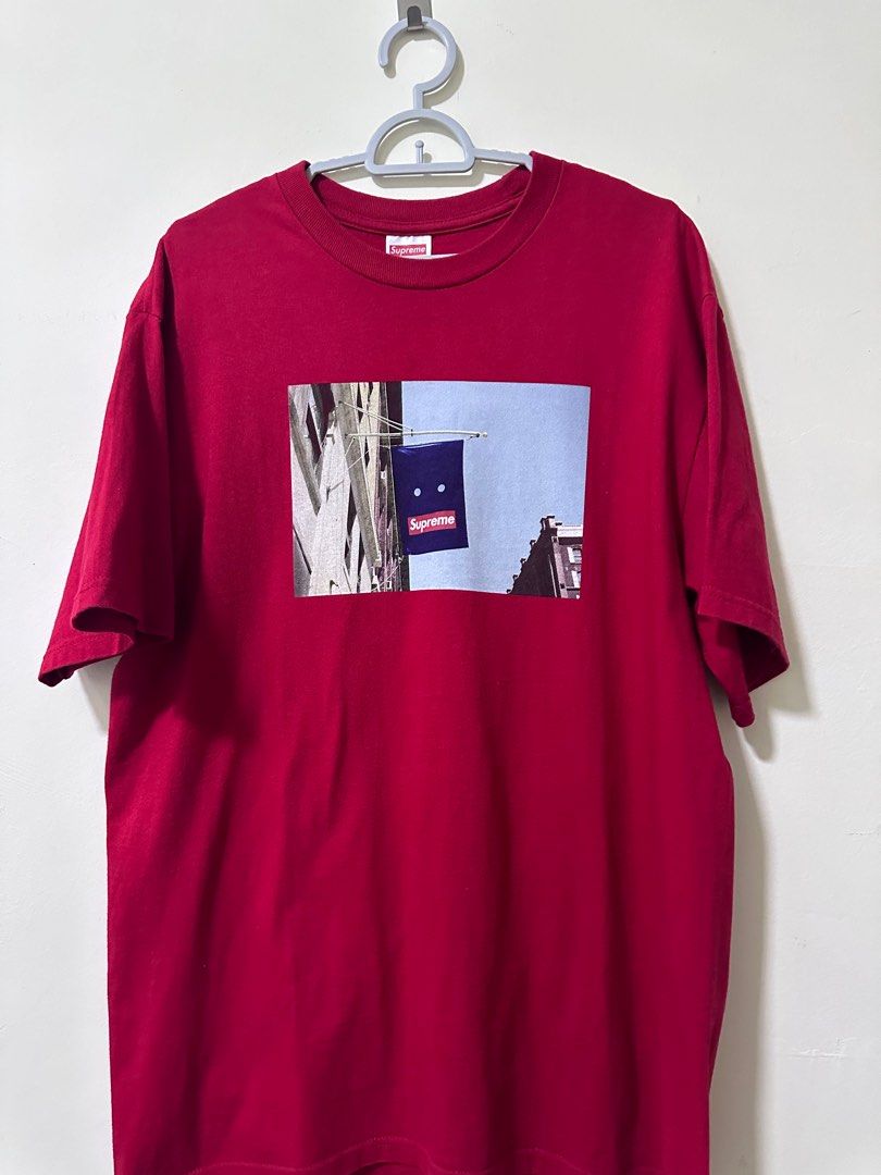 Supreme Banner Tee Men s Fashion Activewear on Carousell