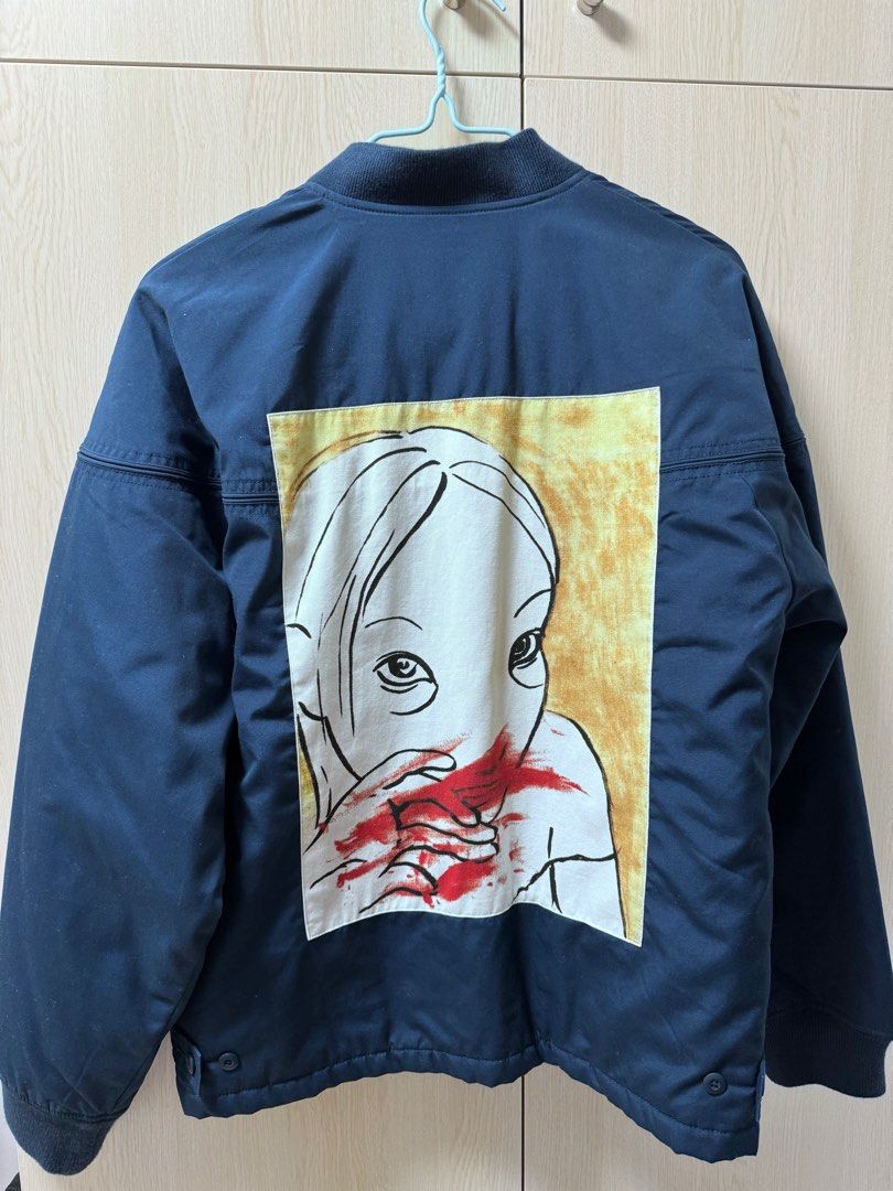 Mug shot crew jacket top
