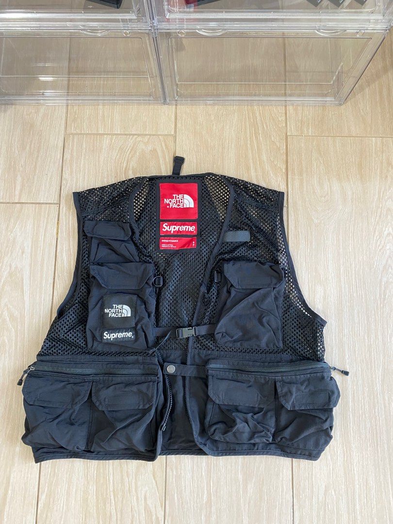 Supreme The North Face TNF Cargo Vest SIZE S BLK 黑, 名牌, 服裝