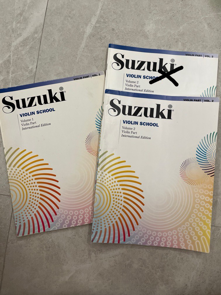 Suzuki Violin School Volume 1 & 2 - Violin Part International Edition ...