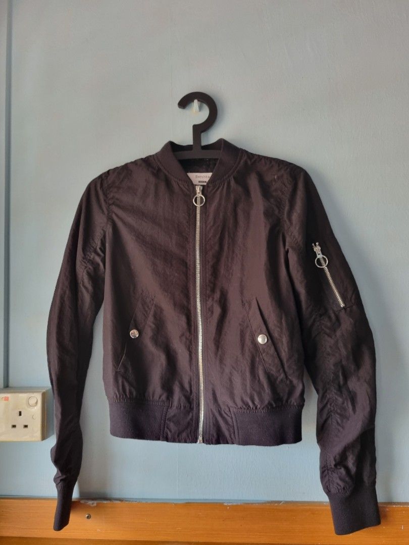 Pullover bomber jacket online