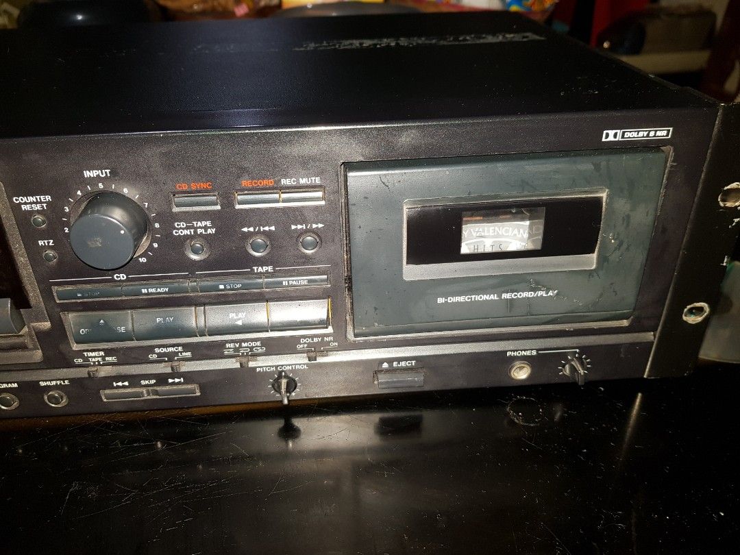 Tascam CD A500 cd player and tape deck player, Audio, Portable Music Players on Carousell
