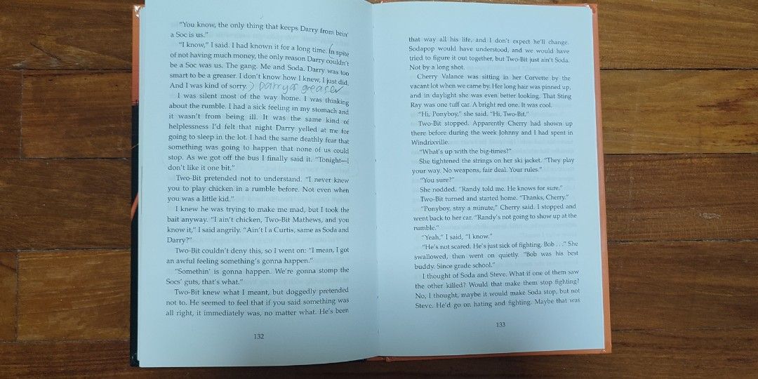 The Outsiders Literature Book, Secondary Lit Book, Hobbies & Toys ...