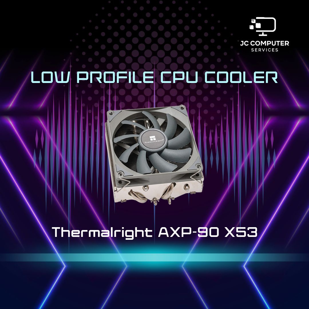 Dissipatore CPU Thermalright AXP-90 X53 - Low Profile, 4 Heatpipes, Ventola PWM 90mm | Compatibile Intel E AMD - Foto 5