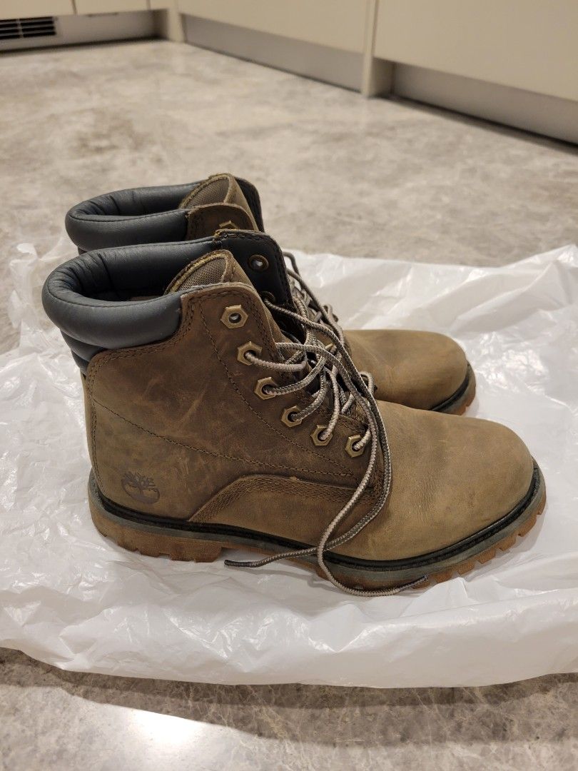 Timberland Boots Women s Olive Women s Fashion Footwear Boots on Carousell