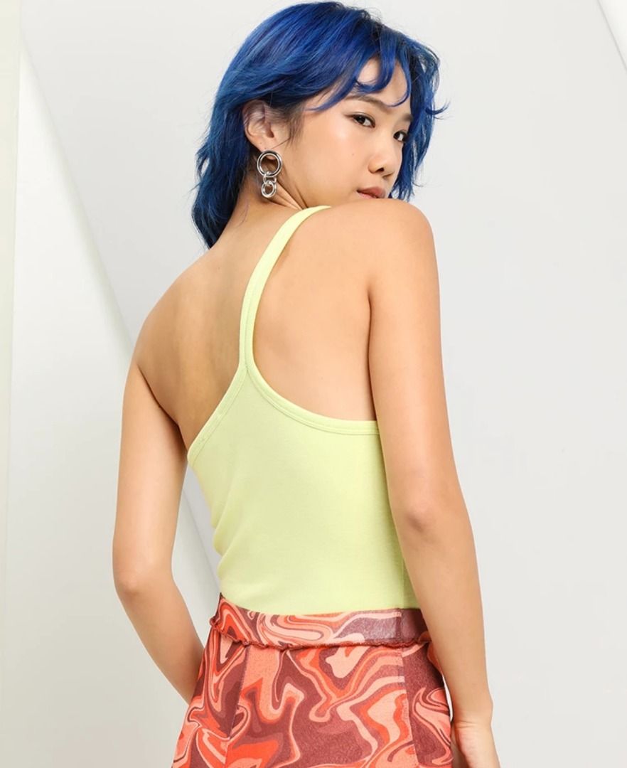 One shoulder bodysuit topshop top