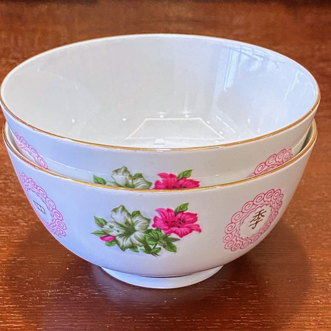 Traditional Chinese Rice Bowls & Spoons, Furniture & Home Living ...