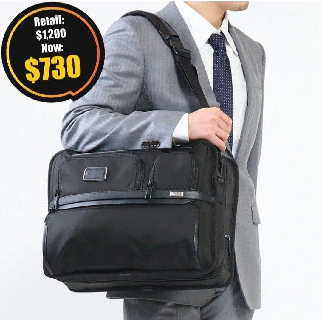 Tumi Alpha 3 Expandable Organizer brief Men s Fashion Bags