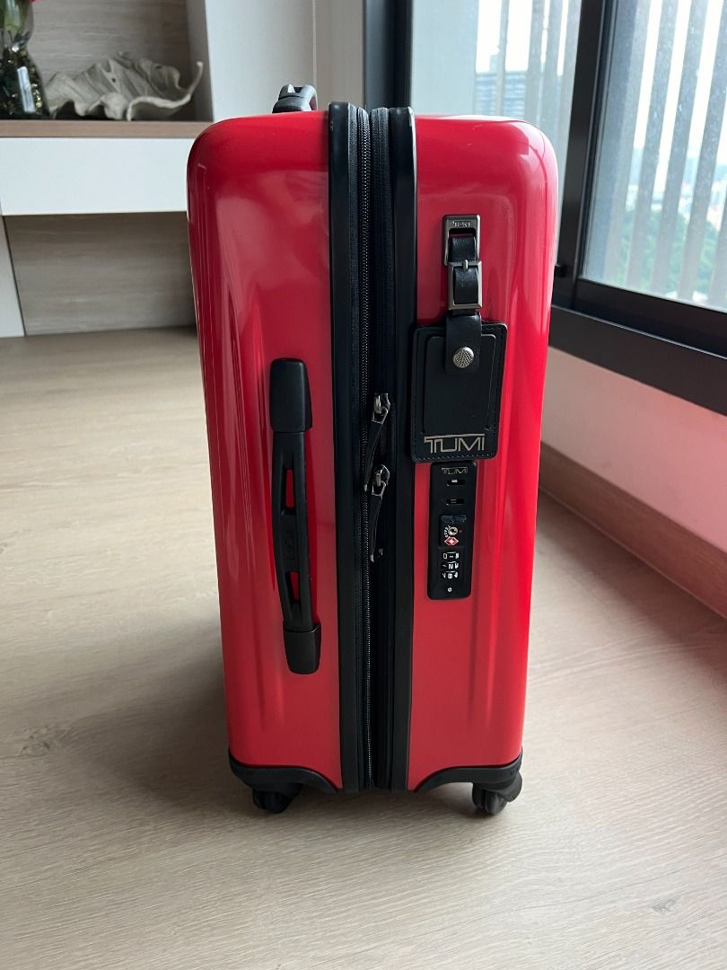 Tumi red luggage on sale