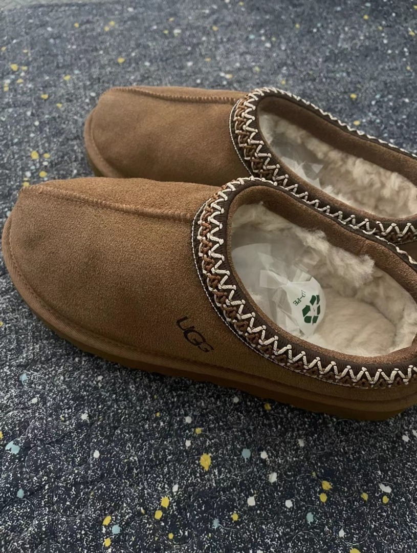 UGG Tasman Slipper velvet low top athleisure shoes Women s brown