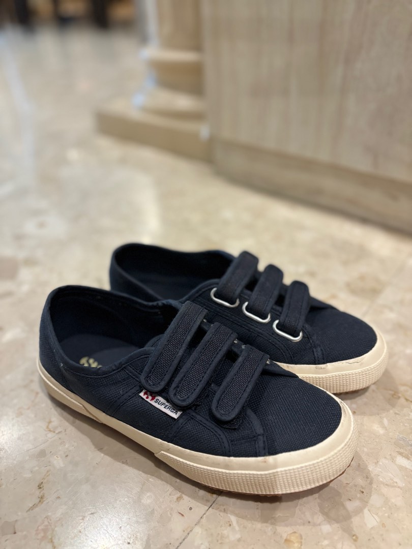 UK5 brand new superga in navy blue Women s Fashion Footwear
