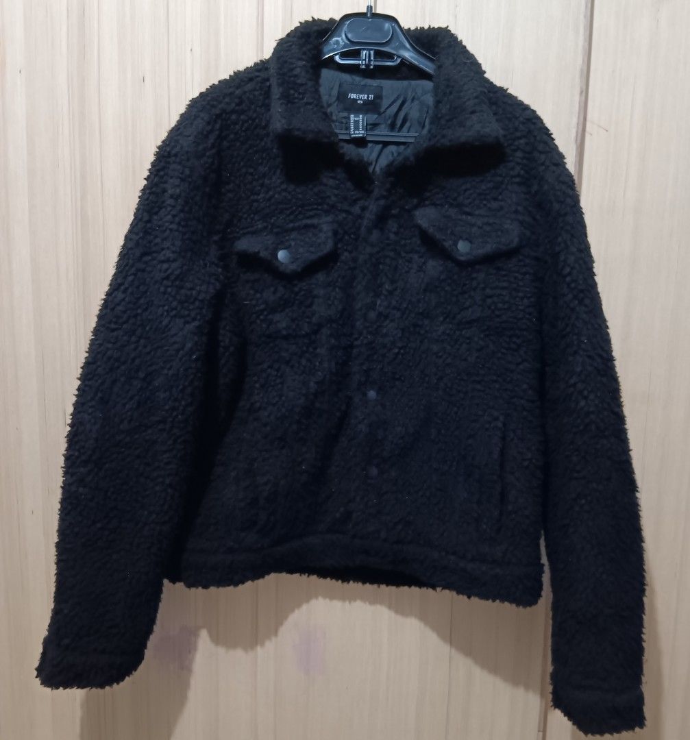 Forever 21 online mens sherpa jacket