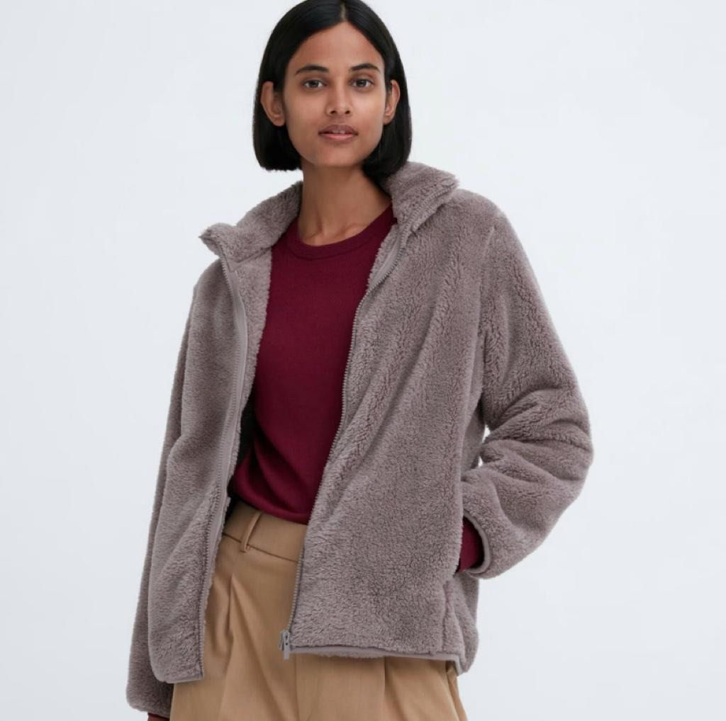 Jaket fleece uniqlo clearance