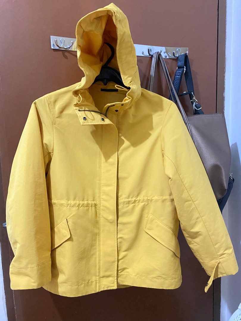 Uniqlo Utility Parka In Yellow