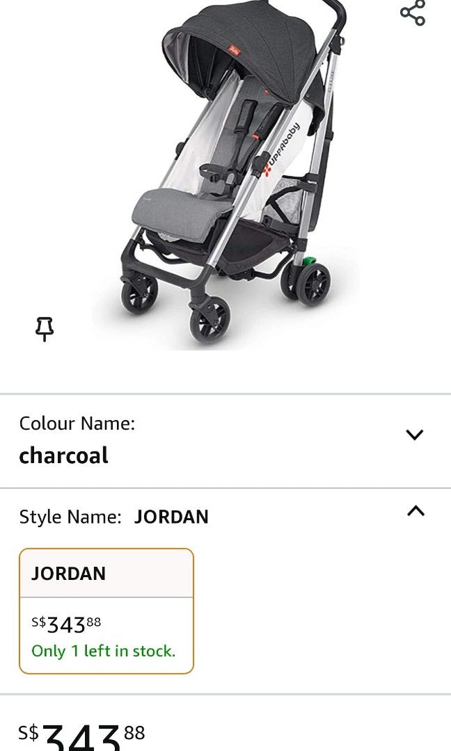 UPPAbaby Minu Stroller with Birth Kit Bumper Bar Rain Shield