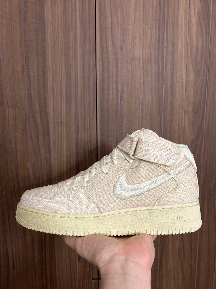 stussy air force 1 cream