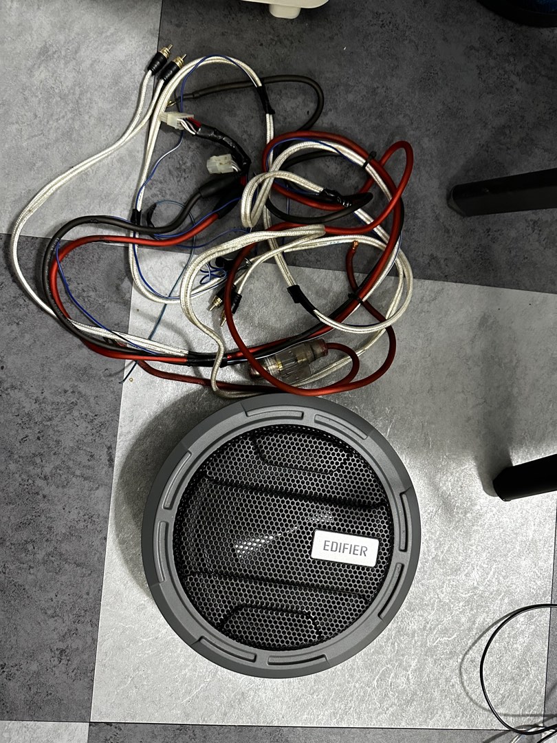 Used Edifier RW8B Active Underseat Subwoofer, Audio, Soundbars