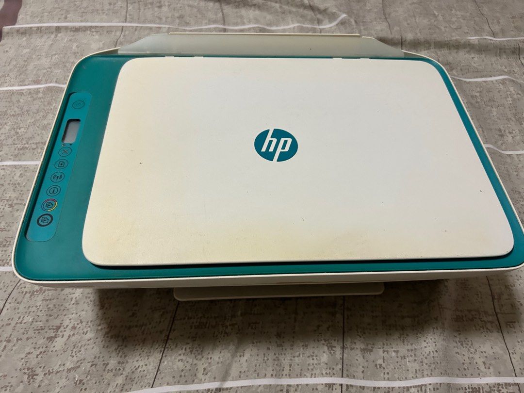 Used, HP Deskjet 2623 Scanner (Printer Black Cartridge Issue, cannot