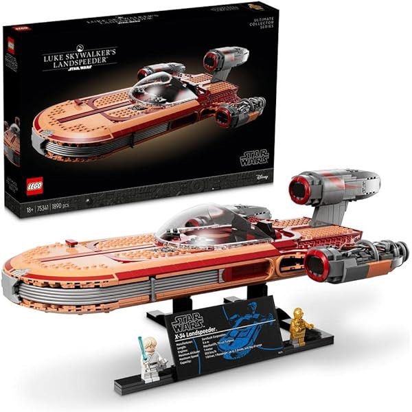 USED LEGO 75341 Star Wars Luke s Skywalker Landspeeder Hobbies