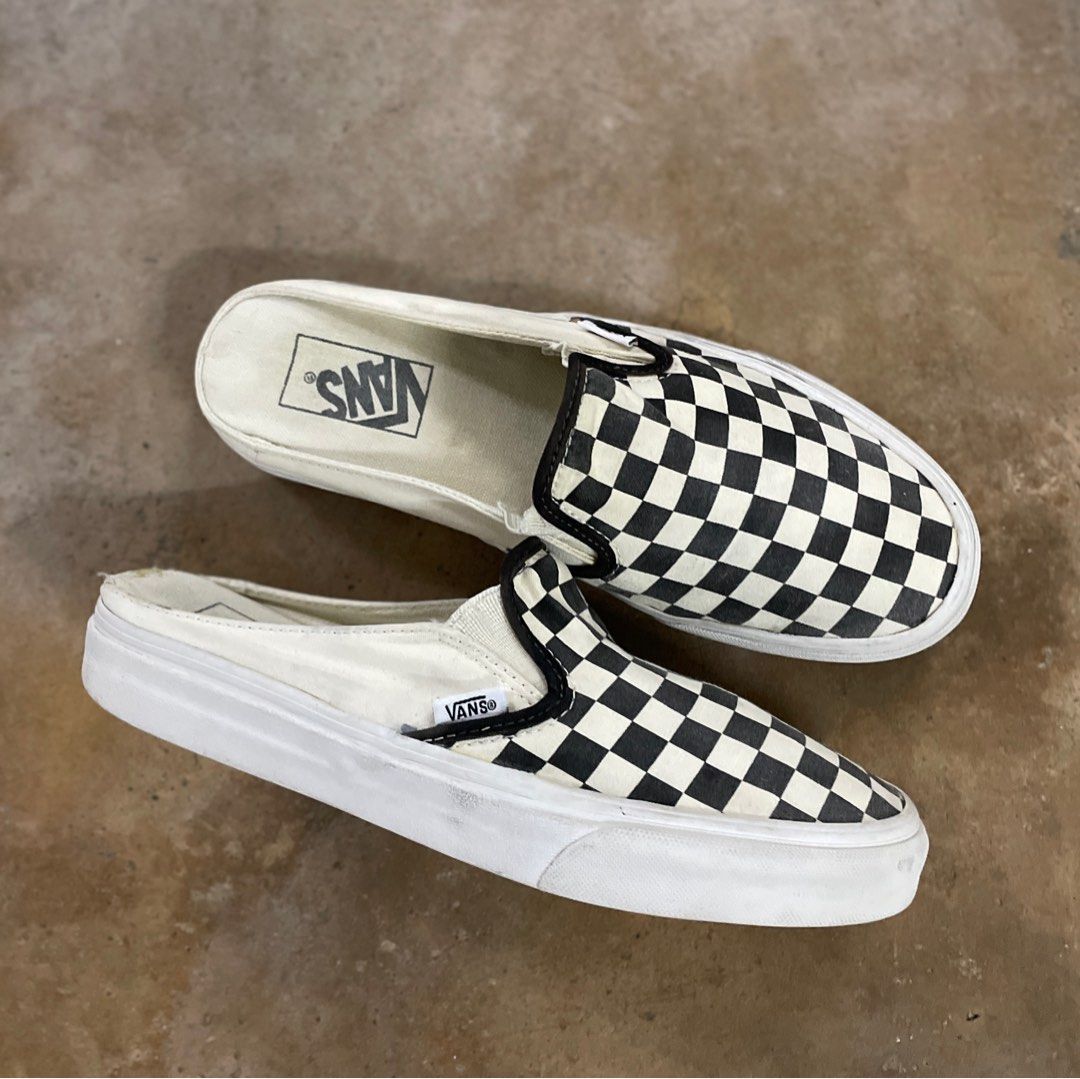 Vans mule checkerboard 6.5UK Women s Fashion Footwear