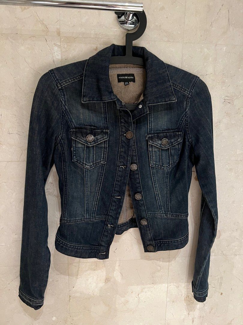 Warehouse black sale denim jacket