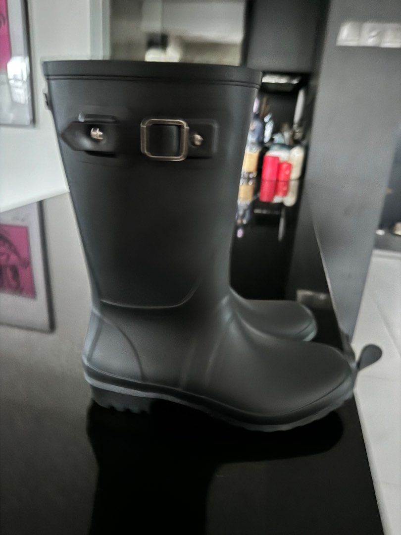 Wellies Rain Boots Women s Fashion Footwear Boots on Carousell