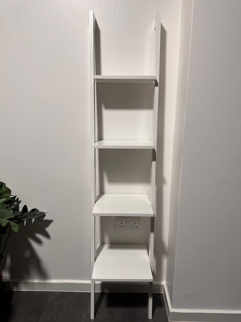Ikea white shop ladder bookshelf