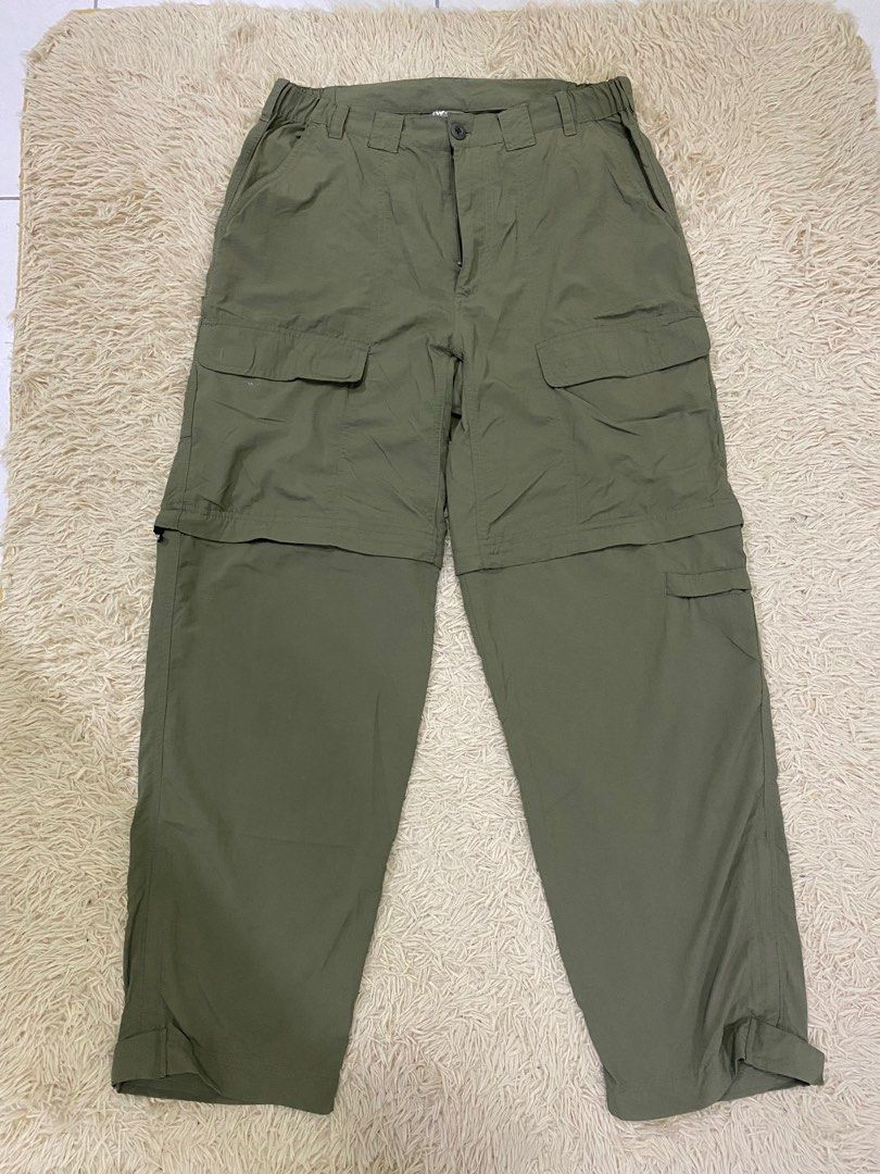 White sierra hiking pants top
