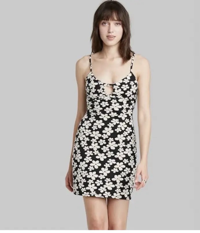 Wild fable floral best sale dress
