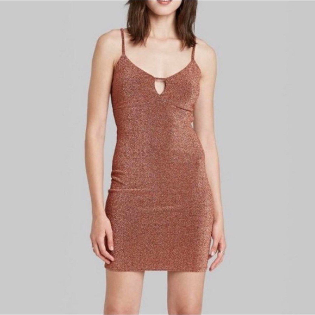 wild fable sparkly open back dress Women s Fashion Dresses