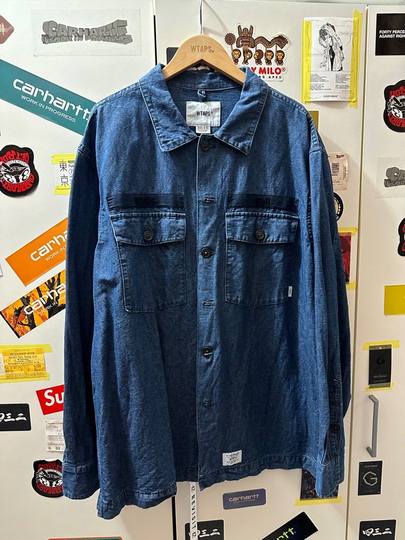 Wtaps BUDS LS 01 shirt 181BRDT-SHM01 Size:4, 男裝, 外套及戶外衣服