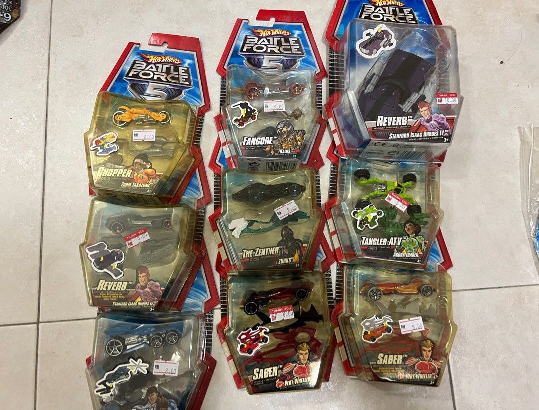 Hot wheels battle force 5 diecast cars clearance