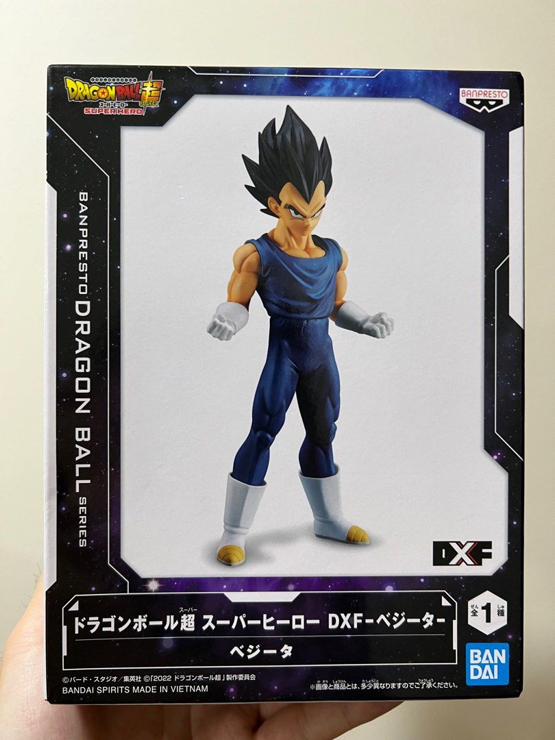 WTS Banpresto Dragon Ball Super Hero Figure Vegeta (not Kuji, Goku, Gohan, Majin Buu) (Category: Toy Figures) located in Singapore. Submitted by s_y_k (Listing ID 1277393086, Image 1). Description: Want to sell the above. Brand new and sealed. Deal at Bukit Gombak.