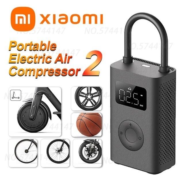 Xiaomi Air Pump 2 , Portable Electric Air Compressor 2 / Brand New Seal, Car Accessories