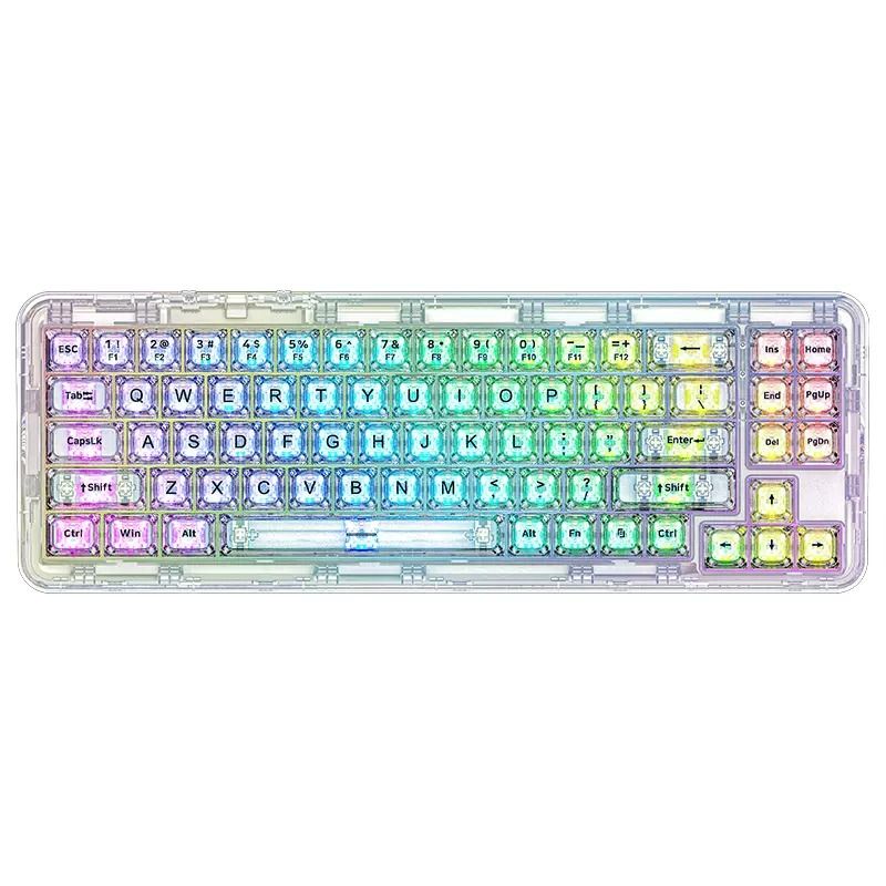 Xinmeng X71 Clear Tri-Mode RGB Hotswappable Keyboard, Computers & Tech ...