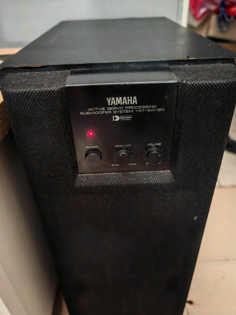 Yamaha Dual Subwoofer YST SW120
