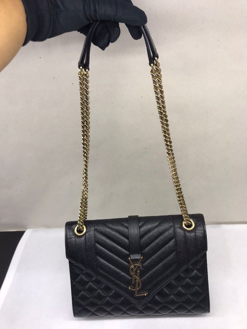 Ysl envelope clearance bag medium black
