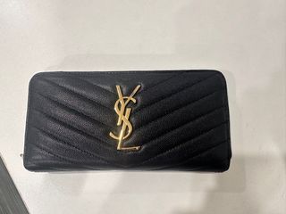 YSL Wallet Monogram Zip