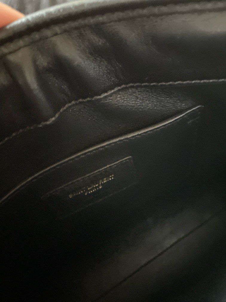 Ysl wallet on clearance chain serial number