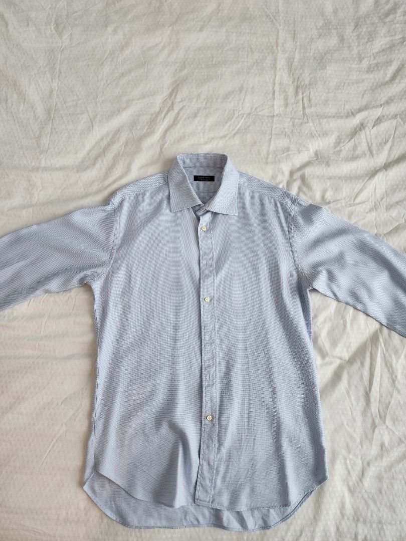 Zara Men Slim Fit Shirt, Men's Fashion, Tops & Sets, Shirts on Carousell