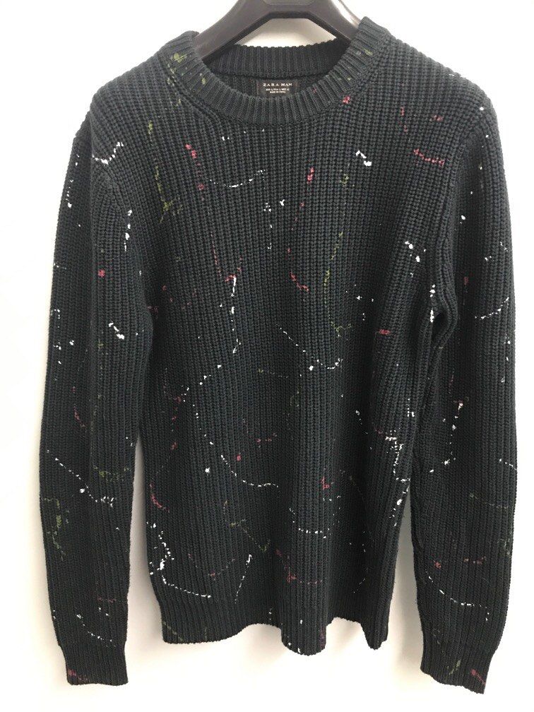 Paint splatter jumper zara sales