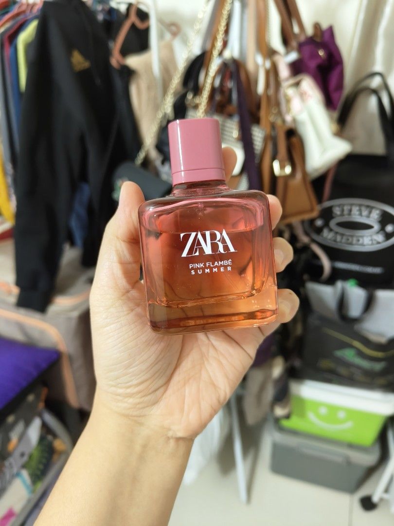 Zara pink flambé store summer