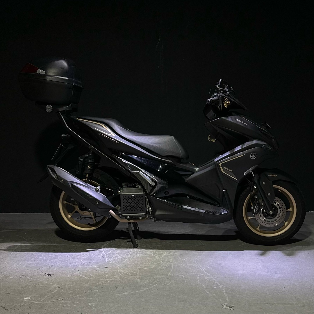 $0 Ride Away for Yamaha Aerox (Low Mileage), Motorcycles, Motorcycles ...